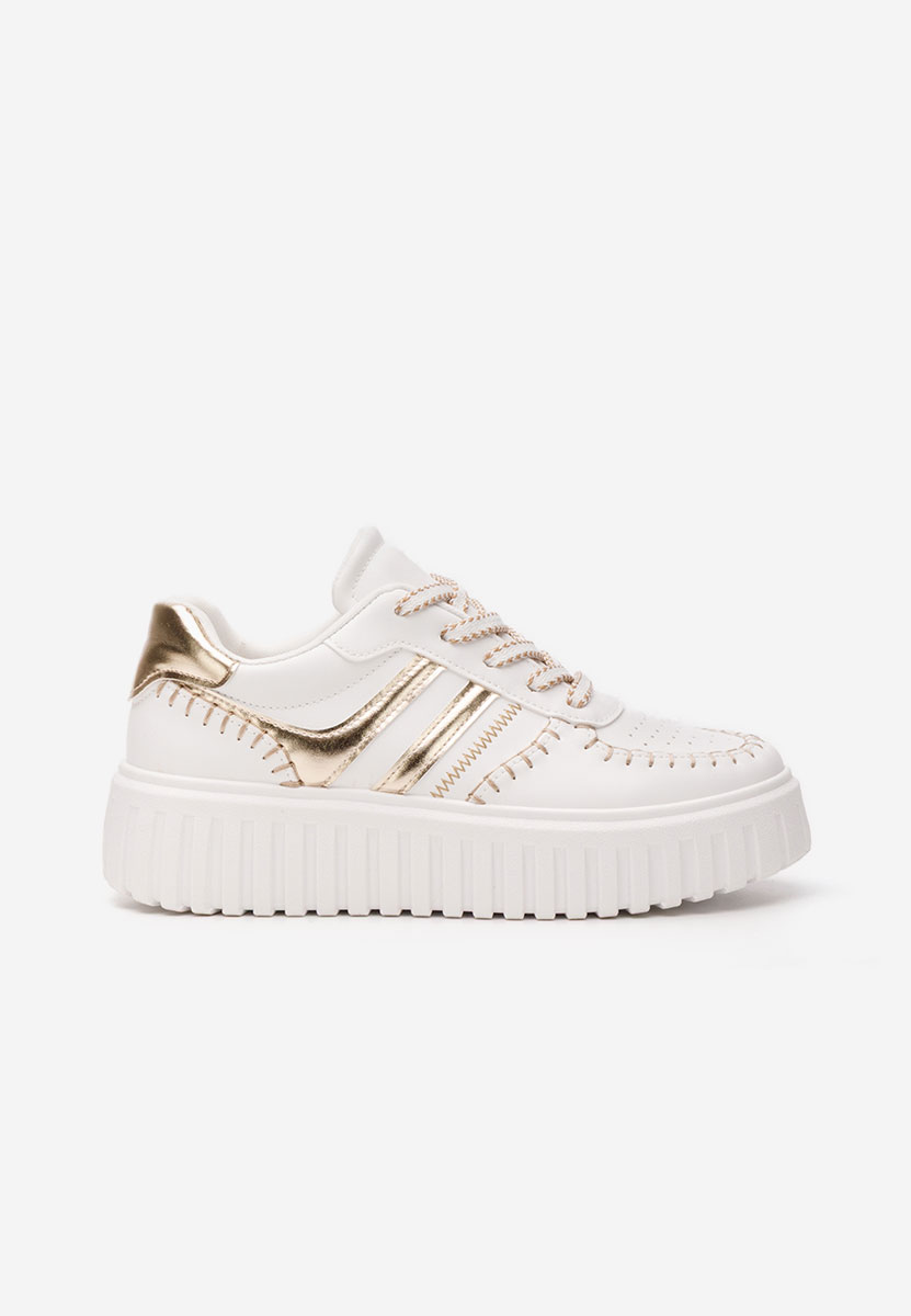 Brandie fehér platform sneaker cipő 