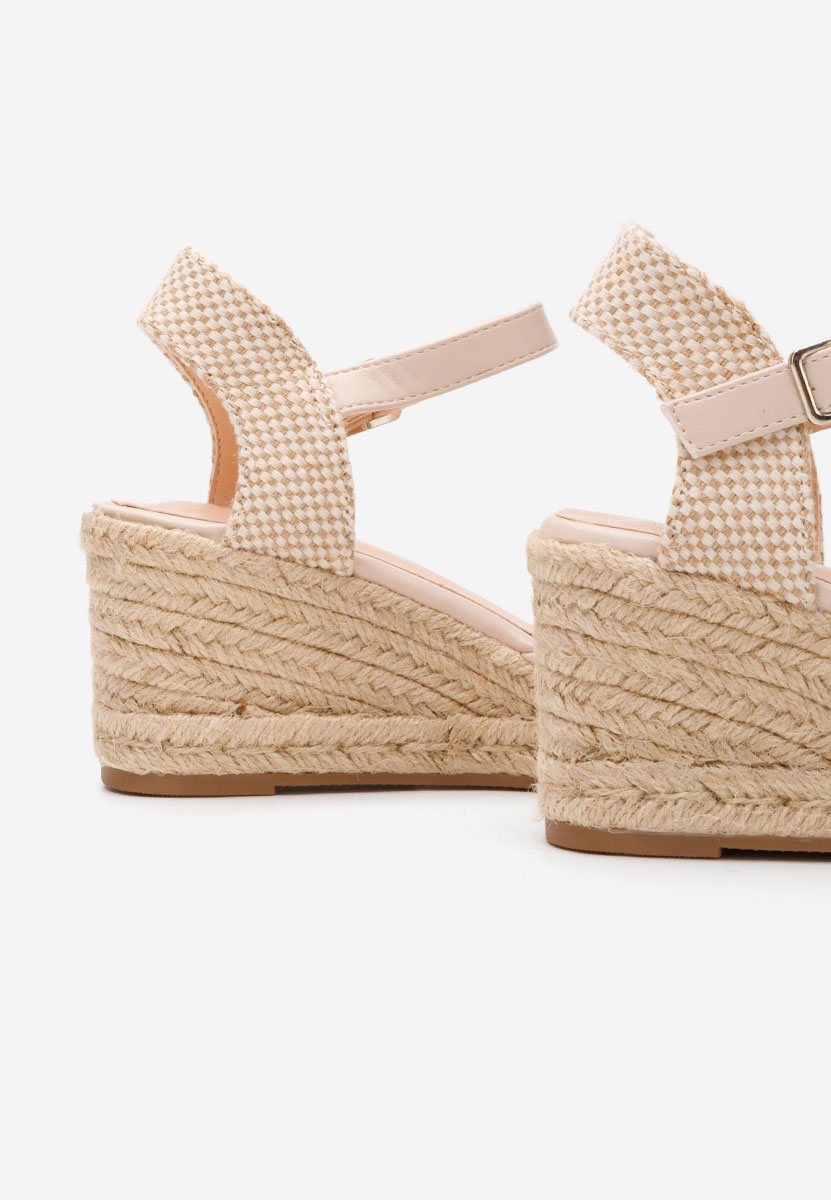 Shellyana bézs espadrilles szandál