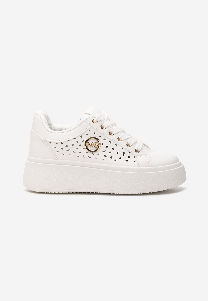 Nicolette fehér telitalpú platform sneaker