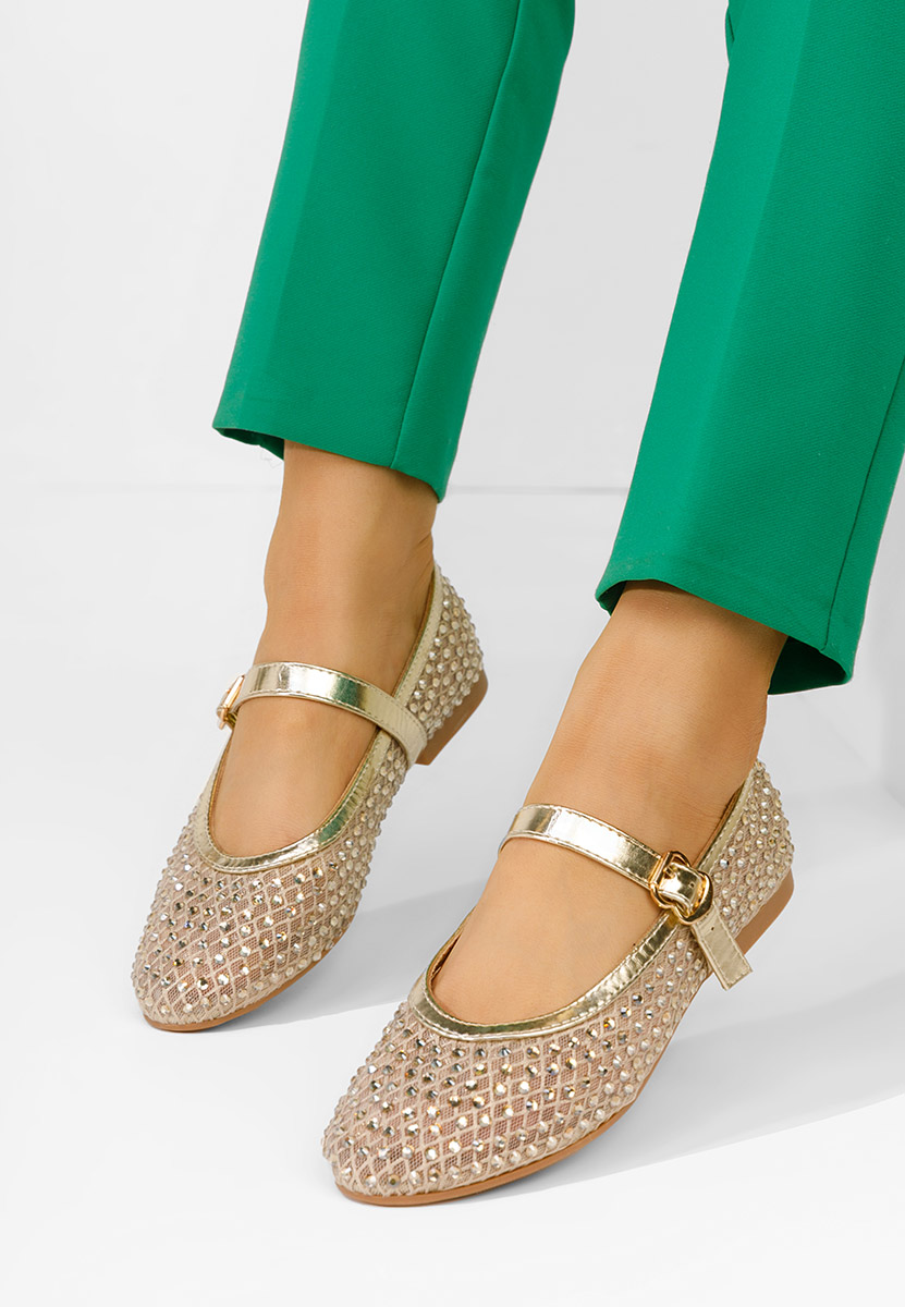 Anelise aranyszínü elegáns balerina 