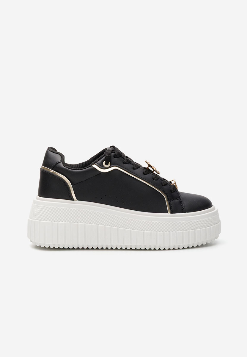 Laureena fekete telitalpú platform sneaker