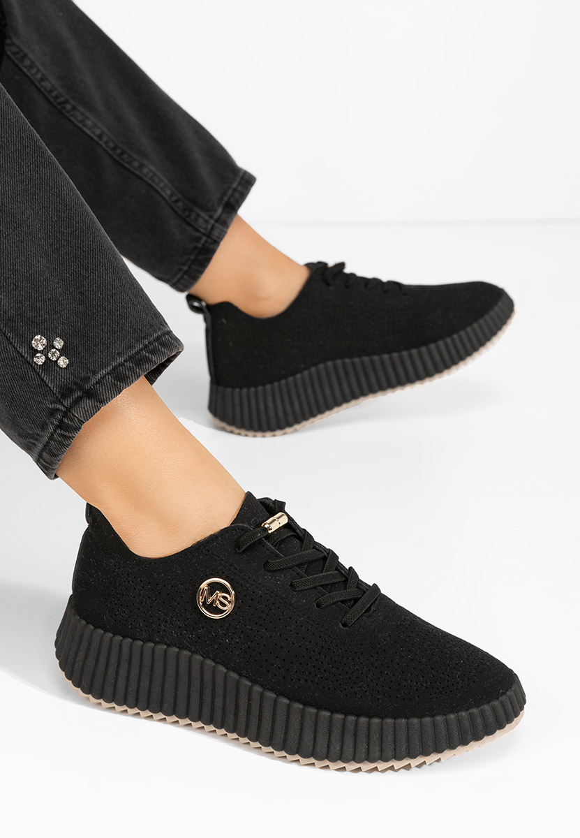 Antonya fekete platform sneaker cipő 