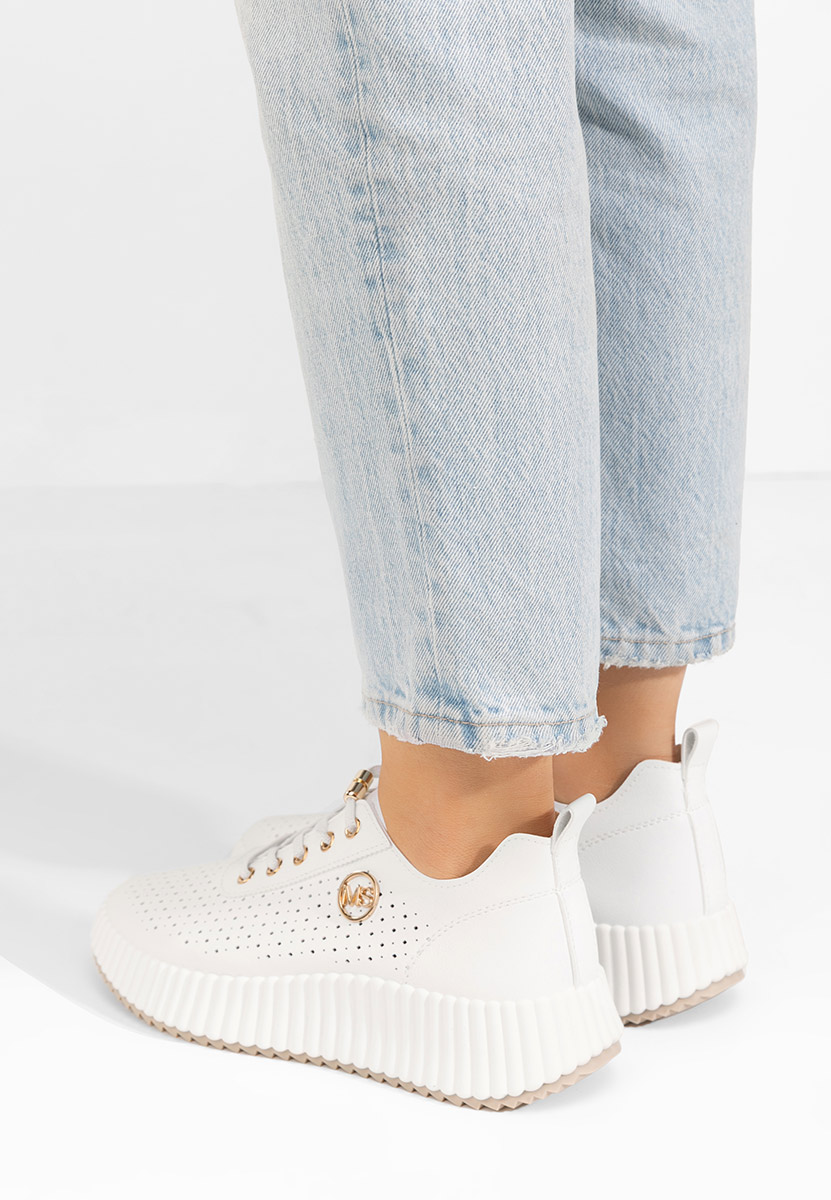 Marlena fehér platform sneaker cipő 