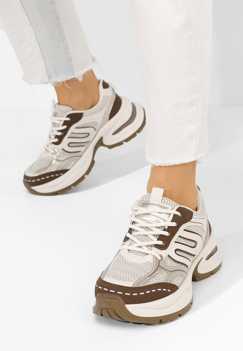 Jolysa bézs telitalpú platform sneaker