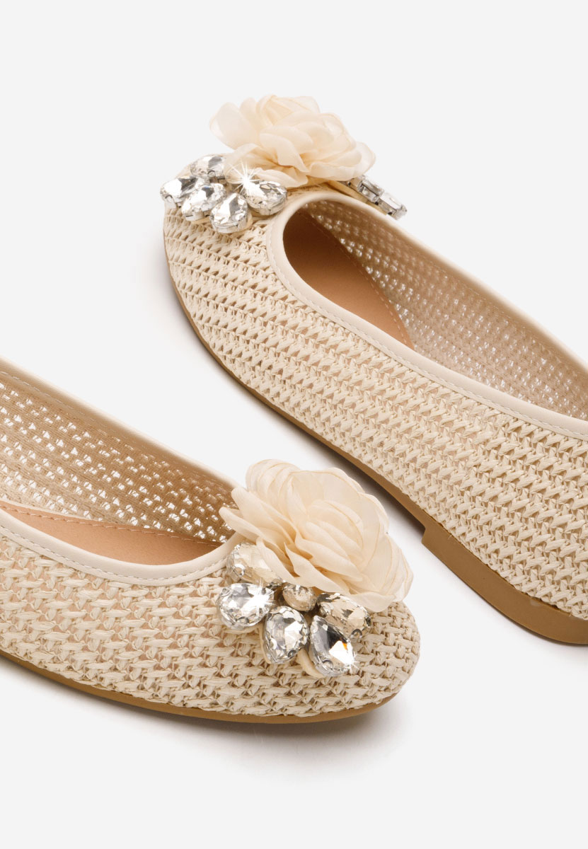 Sidney bézs elegáns balerina 