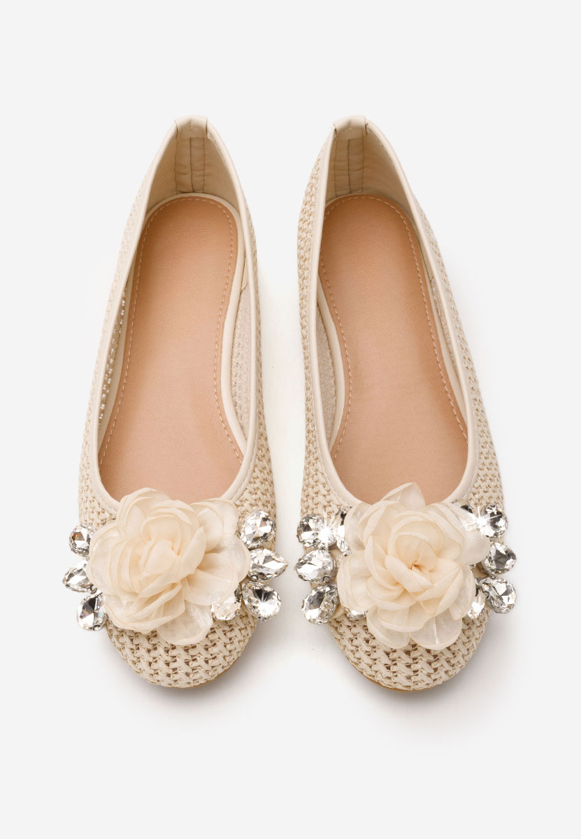 Sidney bézs elegáns balerina 