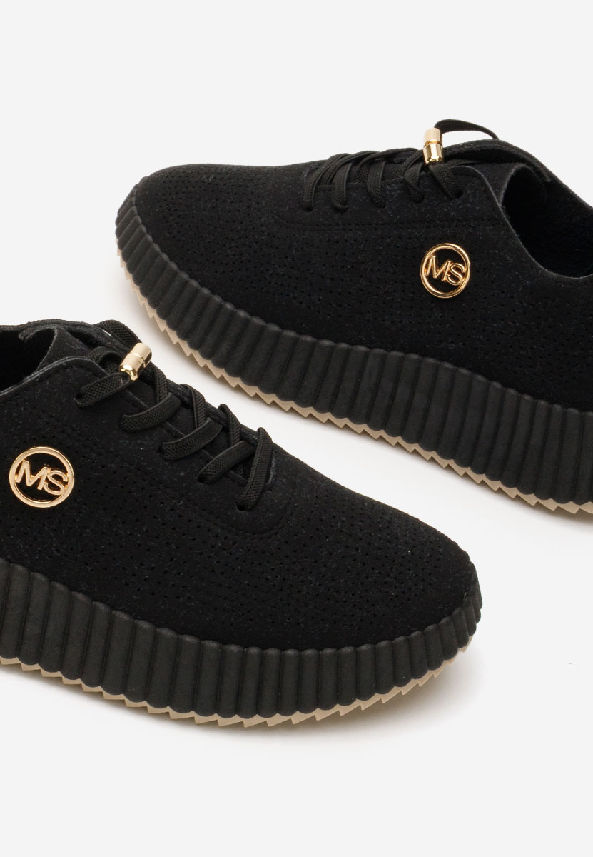 Antonya fekete platform sneaker cipő 