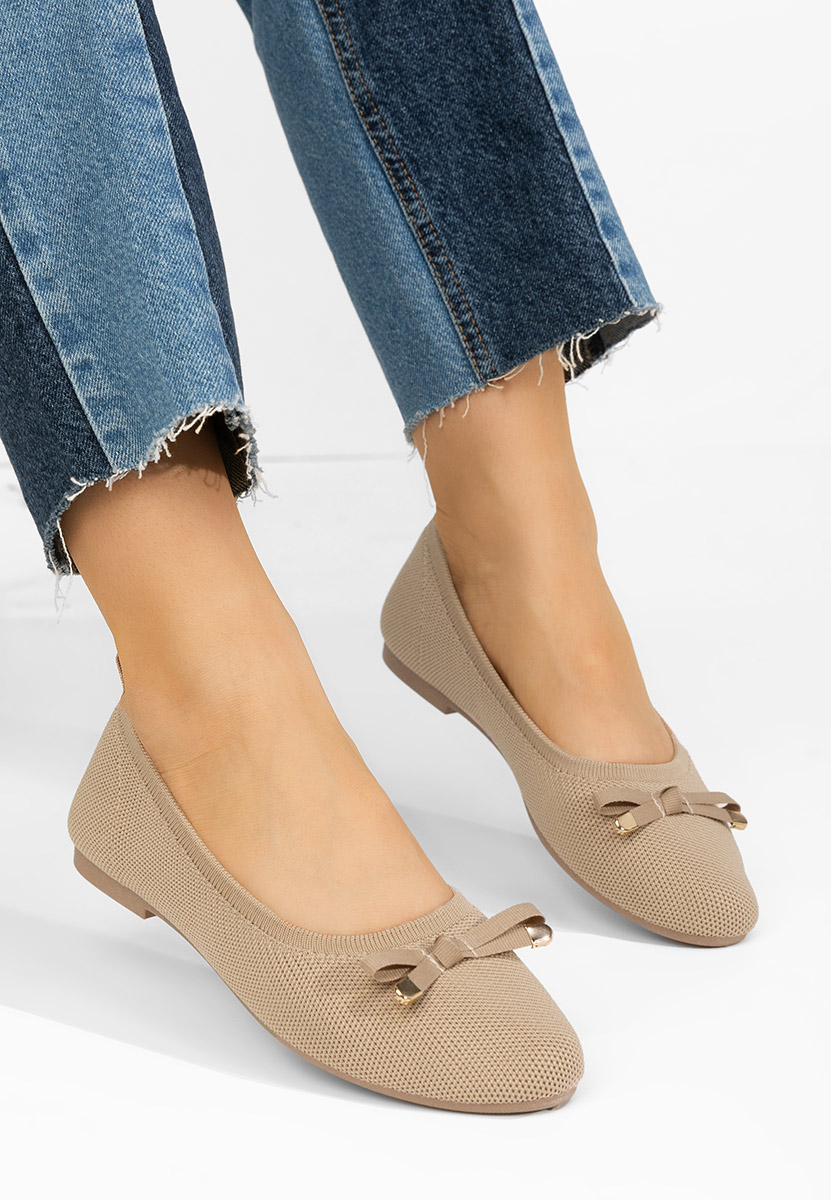 Tifani khaki női balerina