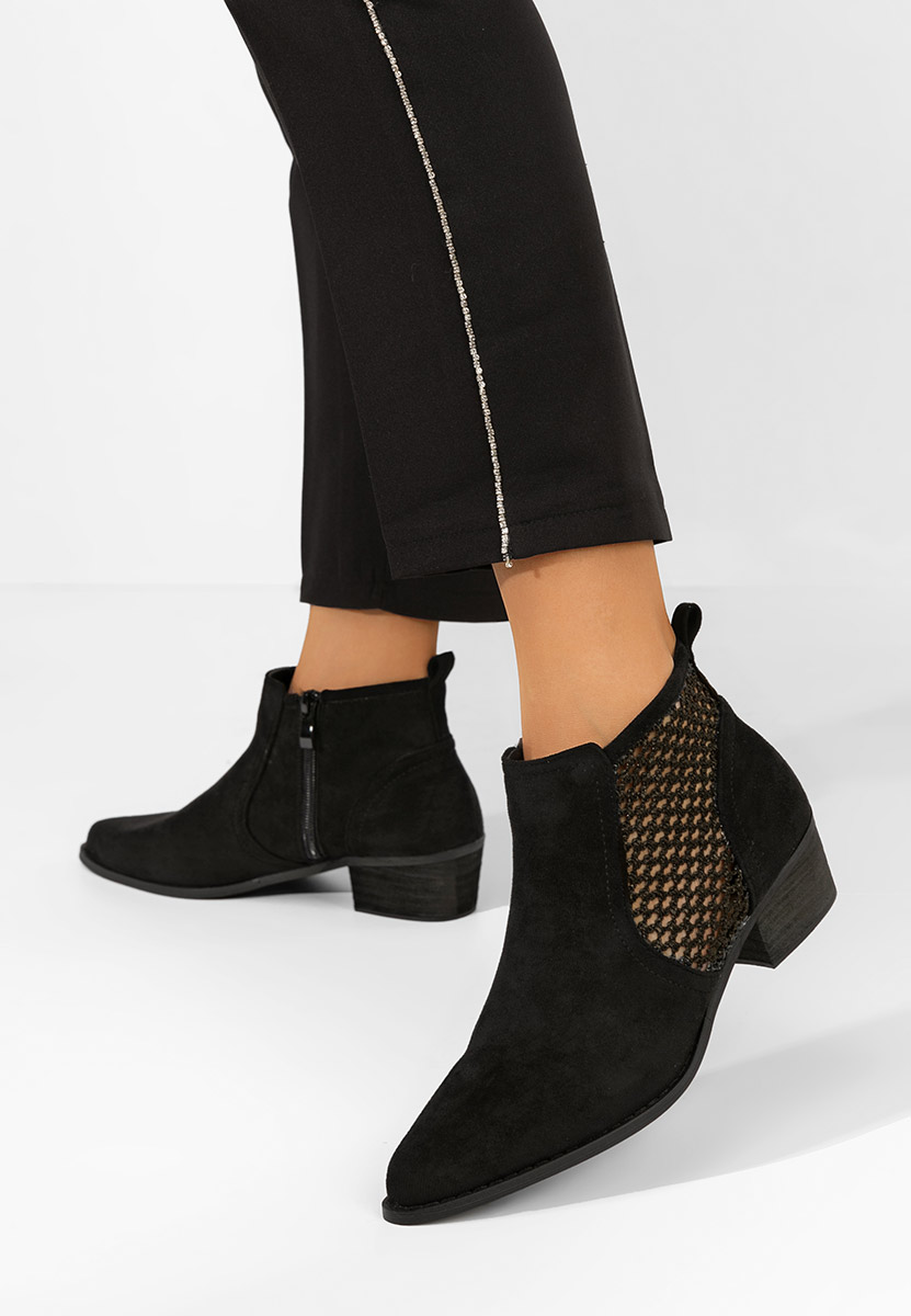 Anneta fekete cowboy csizma