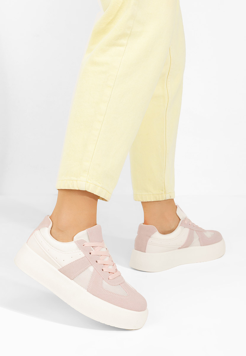 Fyonna rózsaszín platform sneaker cipő 