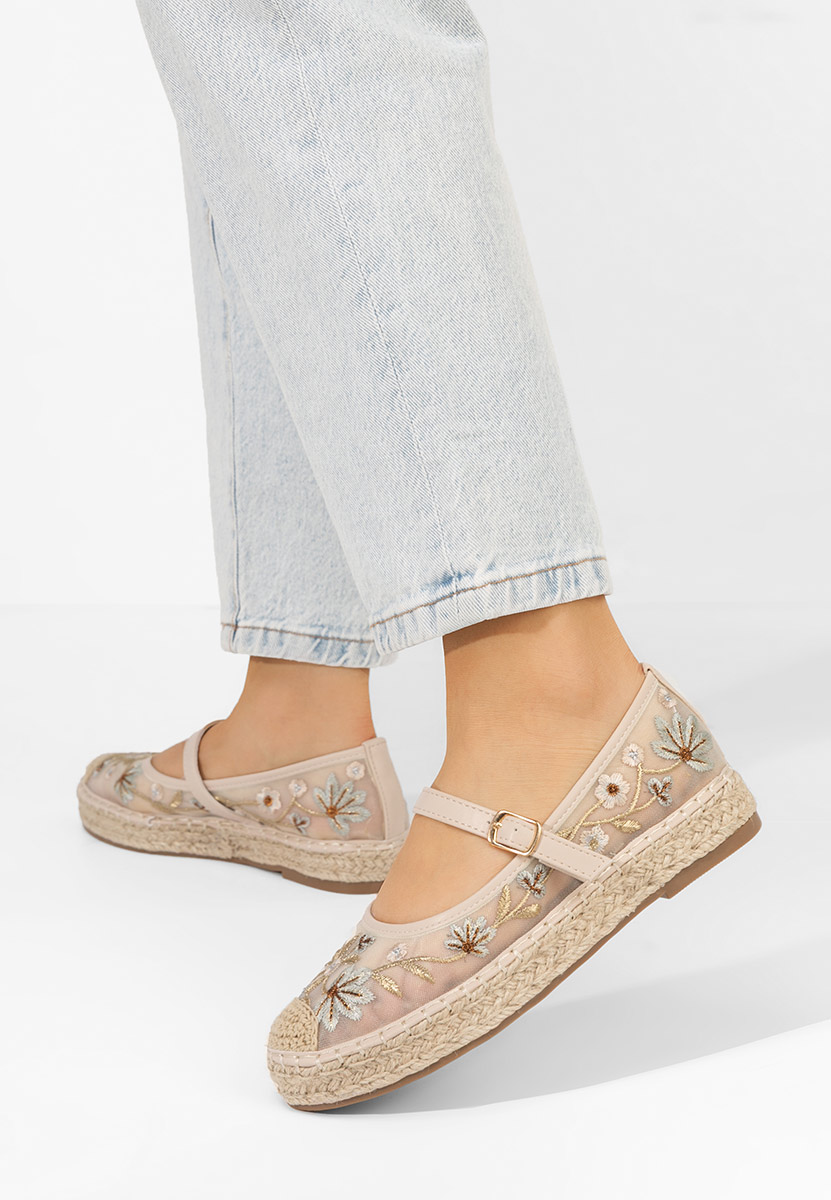 Meaghan bézs női espadrilles