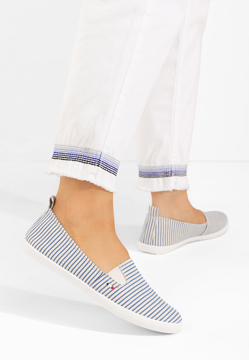 Brandusa kék női espadrilles