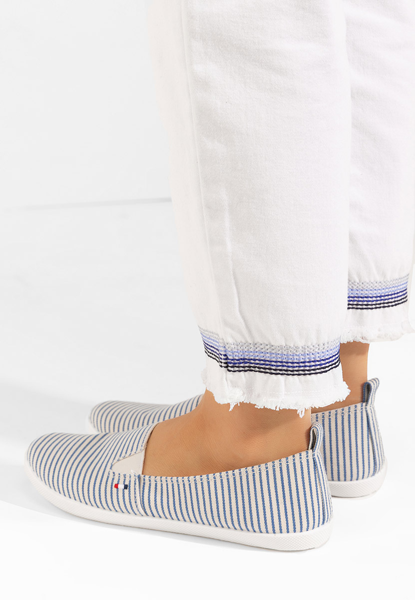Brandusa kék női espadrilles