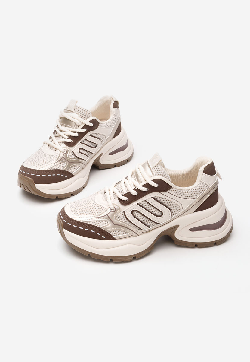 Jolysa bézs telitalpú platform sneaker