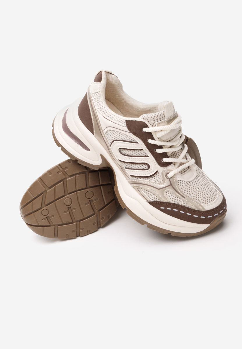 Jolysa bézs telitalpú platform sneaker