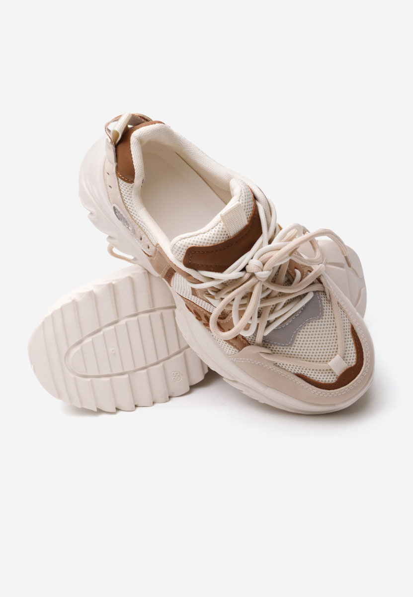 Launa bézs platform sneaker cipő 