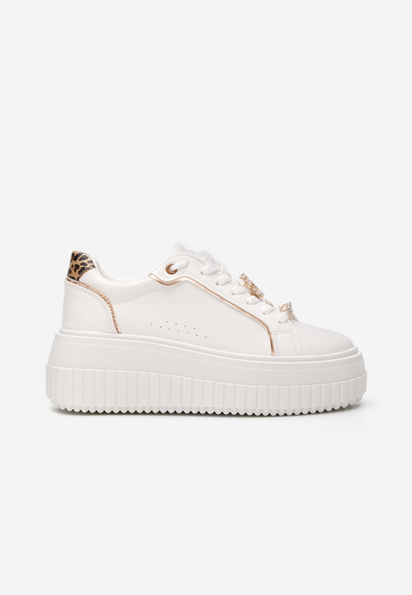 Laureena fehér telitalpú platform sneaker