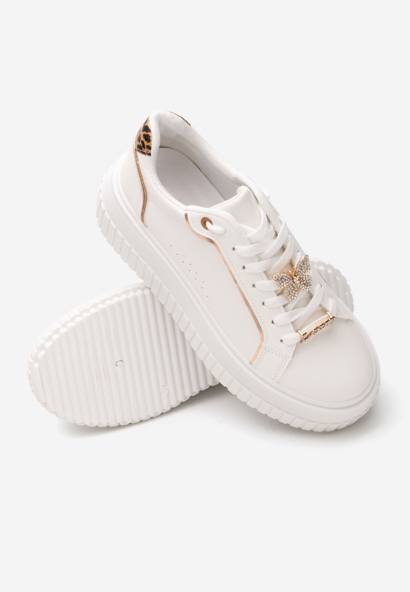 Laureena fehér telitalpú platform sneaker