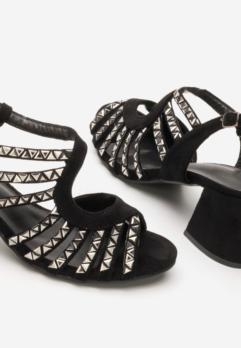 Margarita fekete vastag sarkú szandál 