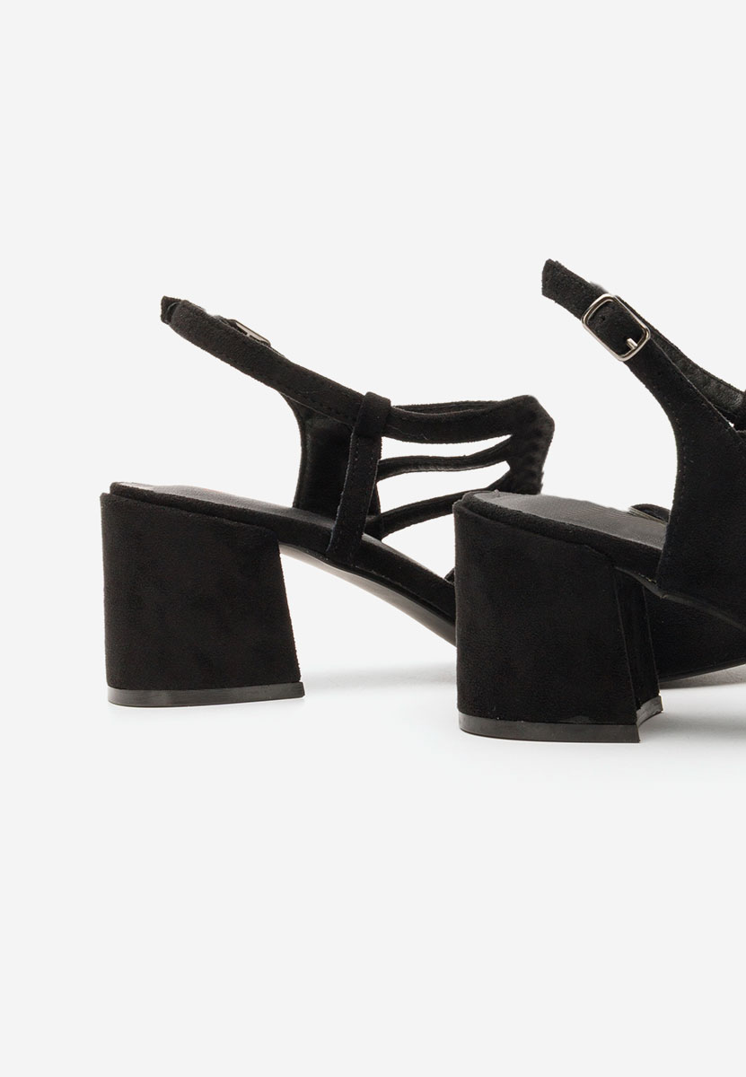 Margarita fekete vastag sarkú szandál 