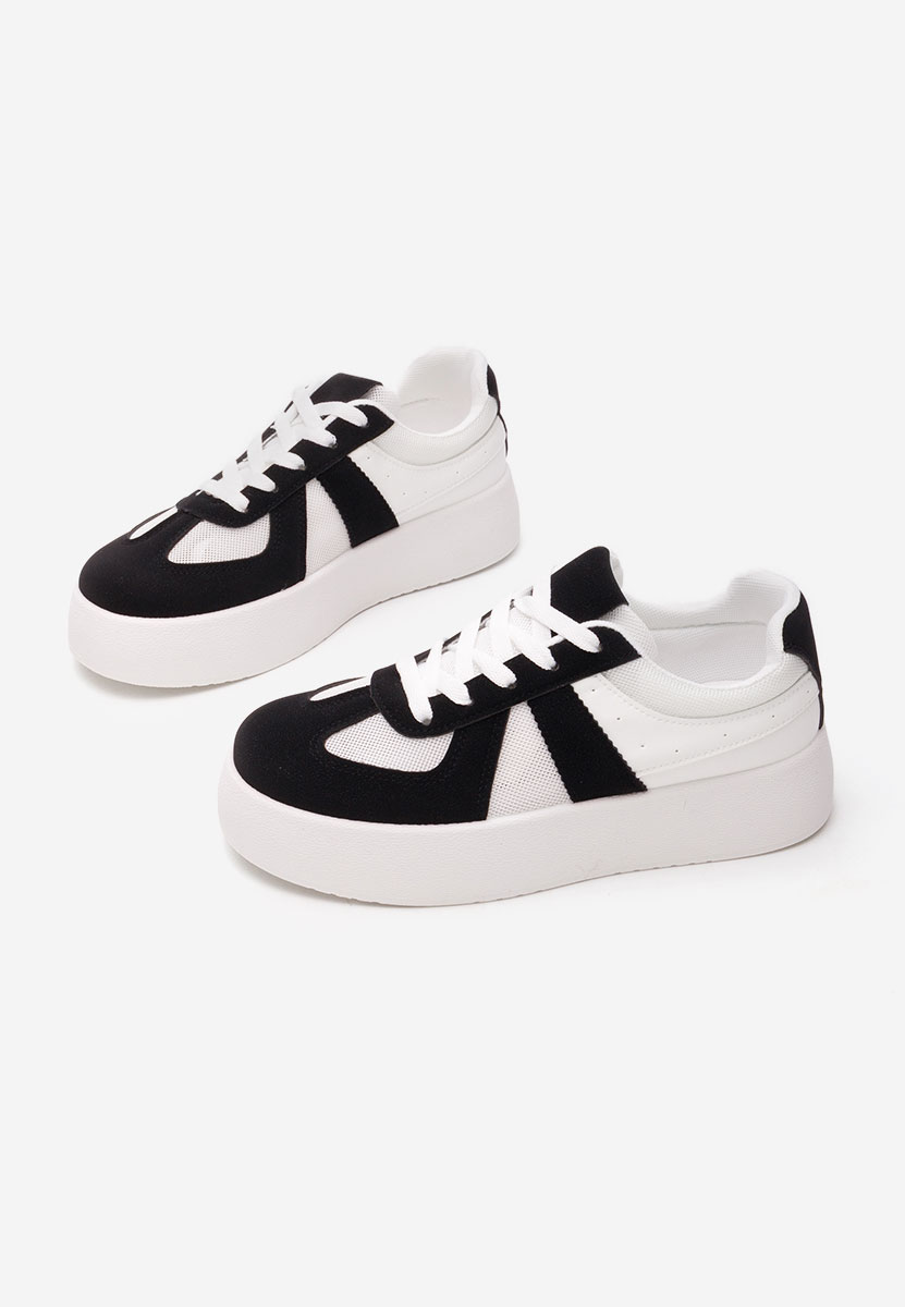 Fyonna fekete platform sneaker cipő 
