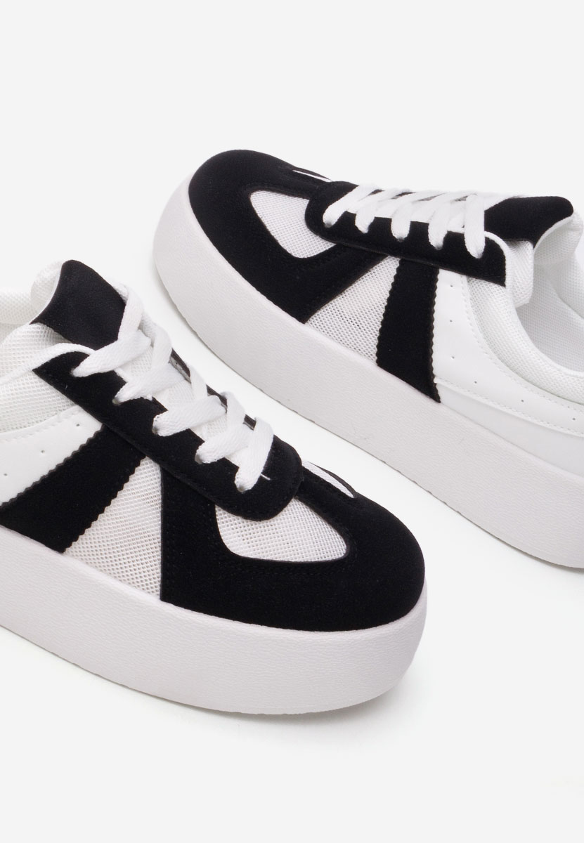 Fyonna fekete platform sneaker cipő 