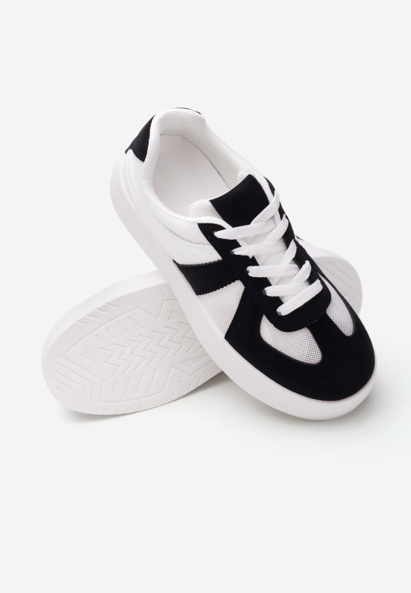 Fyonna fekete platform sneaker cipő 