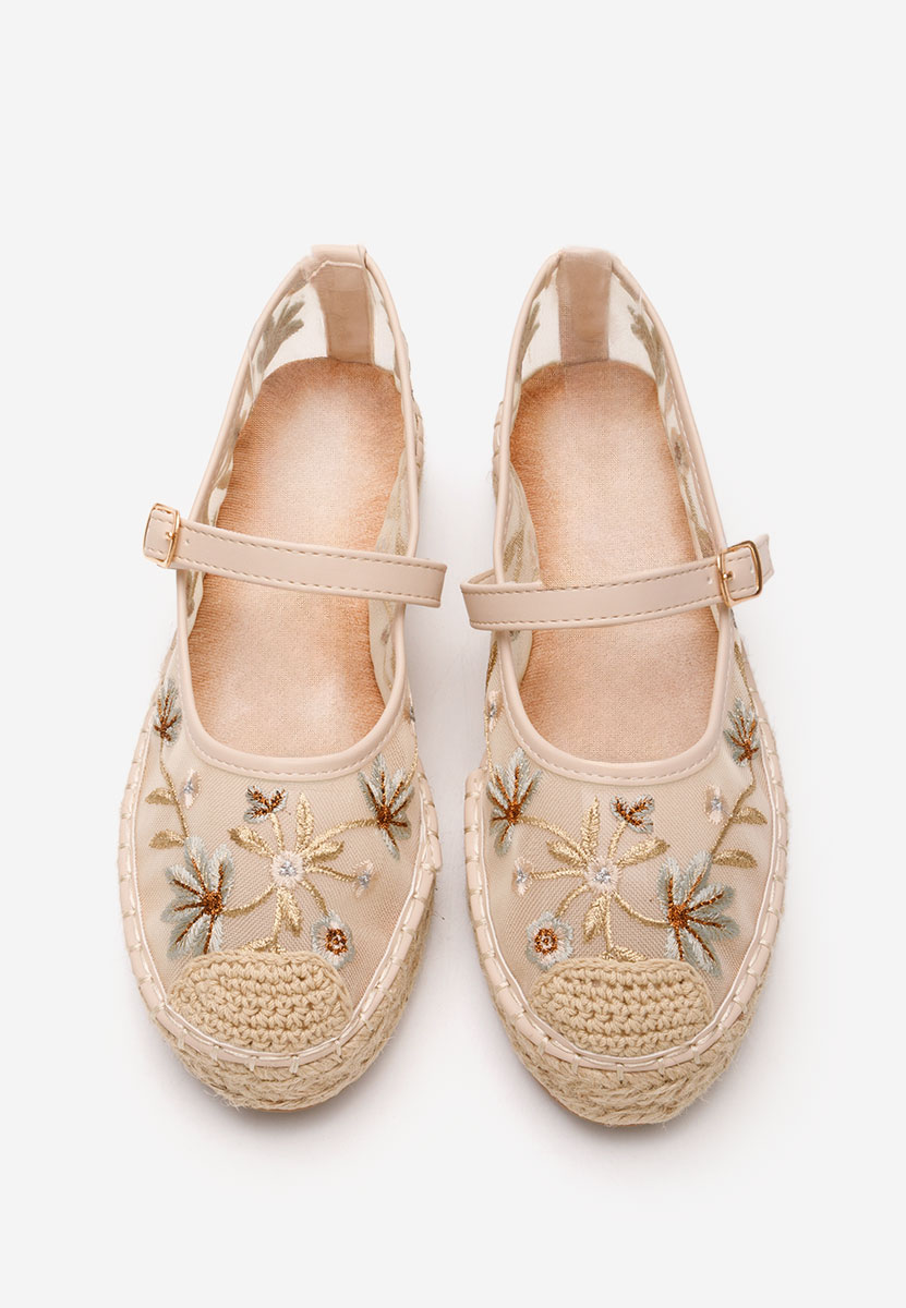 Meaghan bézs női espadrilles
