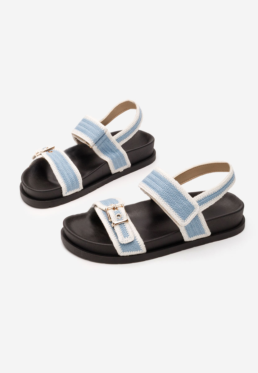 Sharma kék lapos szandál