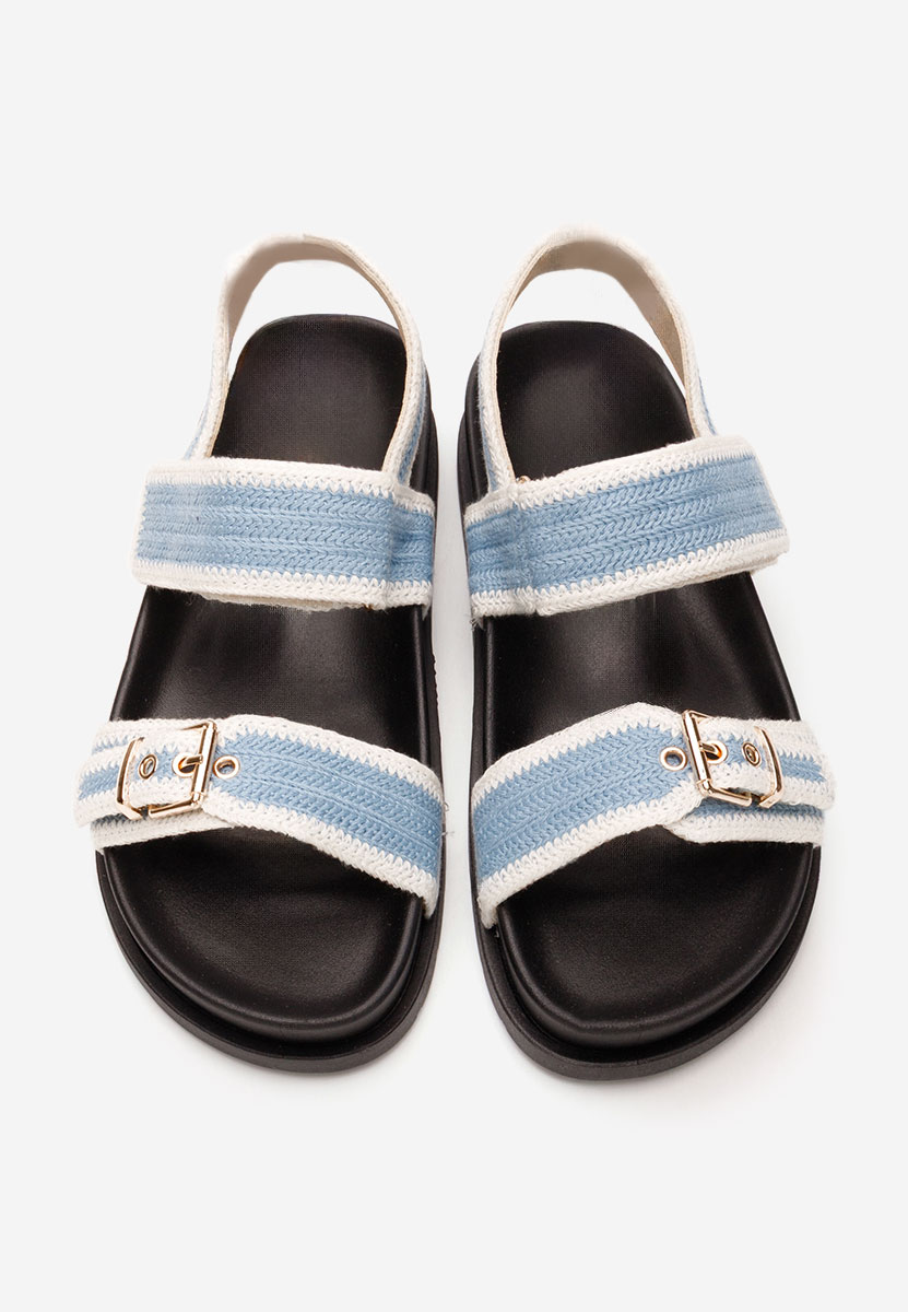 Sharma kék lapos szandál