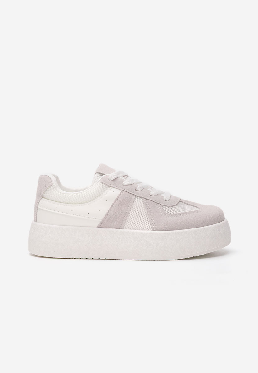 Fyonna fehér platform sneaker cipő 
