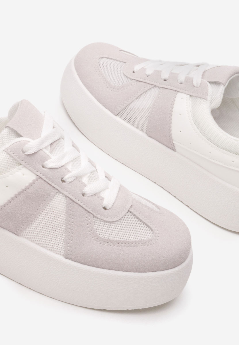 Fyonna fehér platform sneaker cipő 