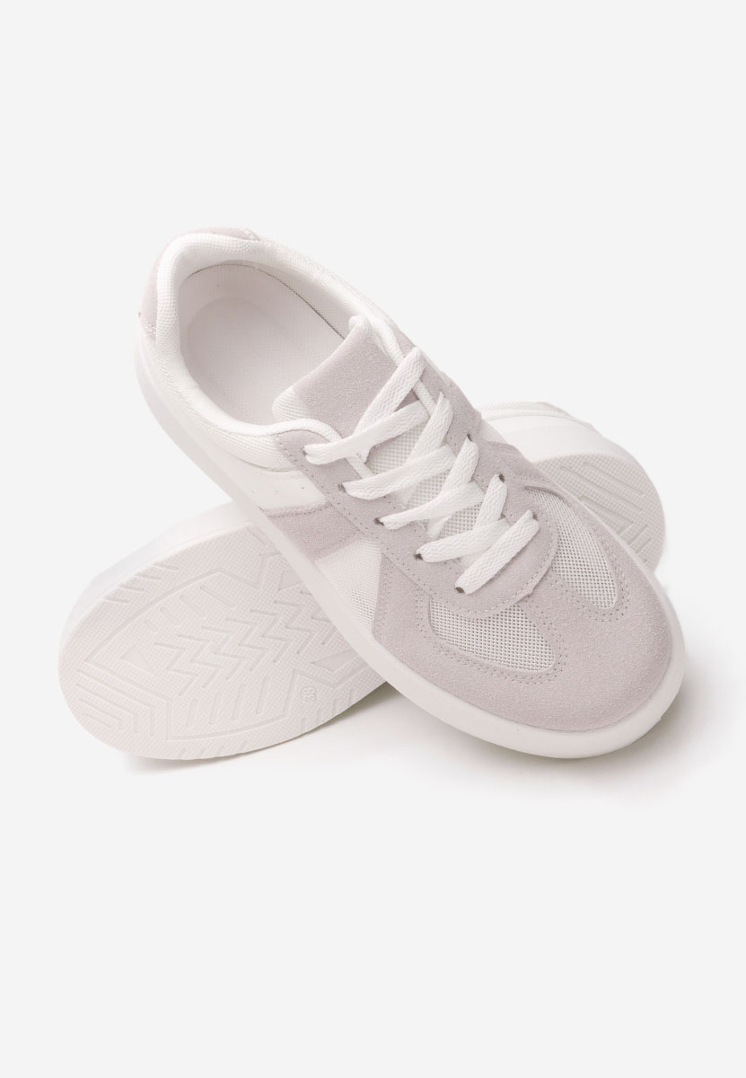 Fyonna fehér platform sneaker cipő 