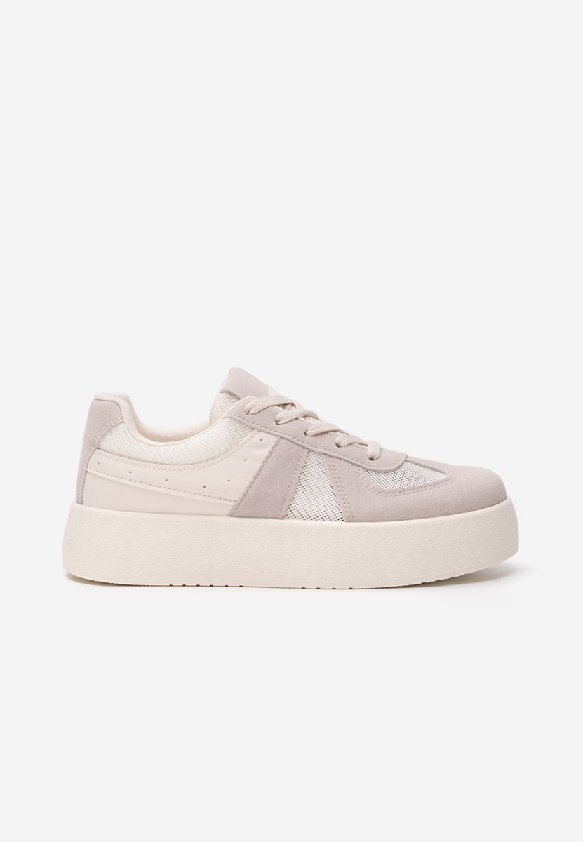 Fyonna bézs platform sneaker cipő 