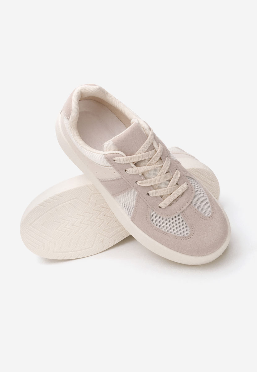 Fyonna bézs platform sneaker cipő 