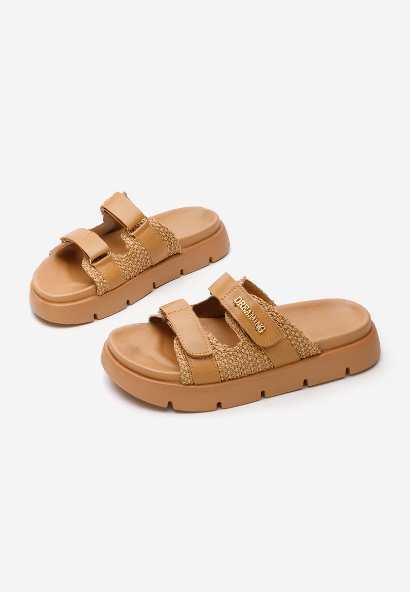 Carrisa camel sarok nélküli papucs
