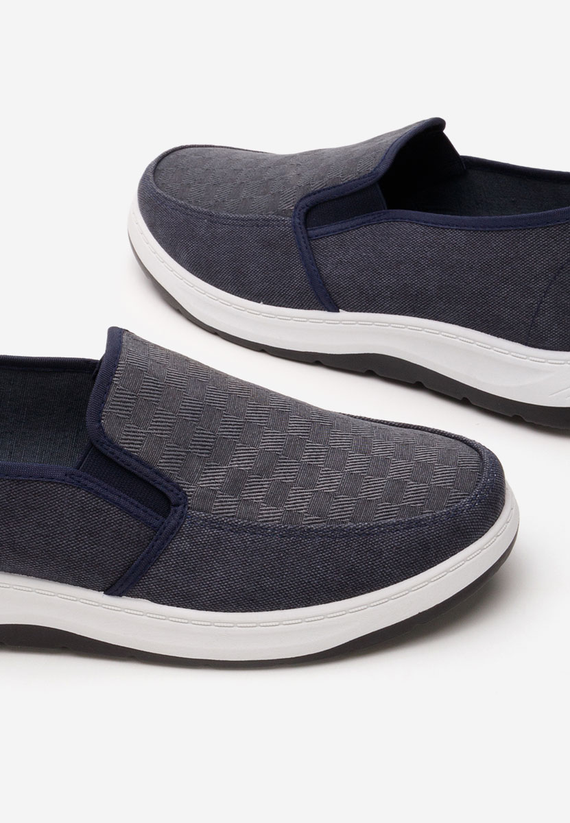 Eusebiu tengerészkék férfi espadrilles
