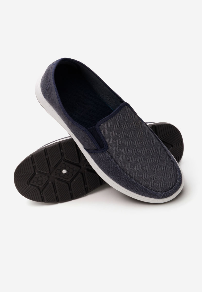 Eusebiu tengerészkék férfi espadrilles