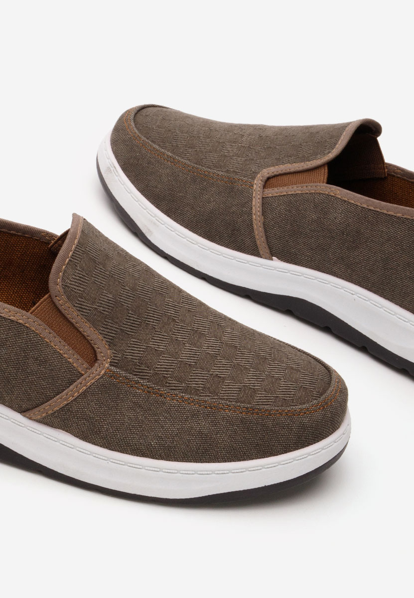 Eusebiu khaki férfi espadrilles