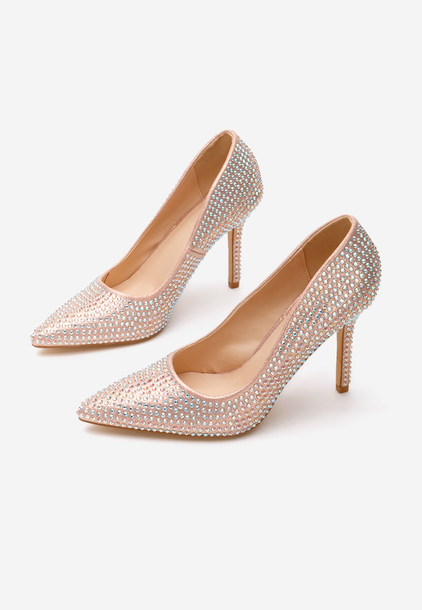 Dalora bézs tűsarkú cipő 