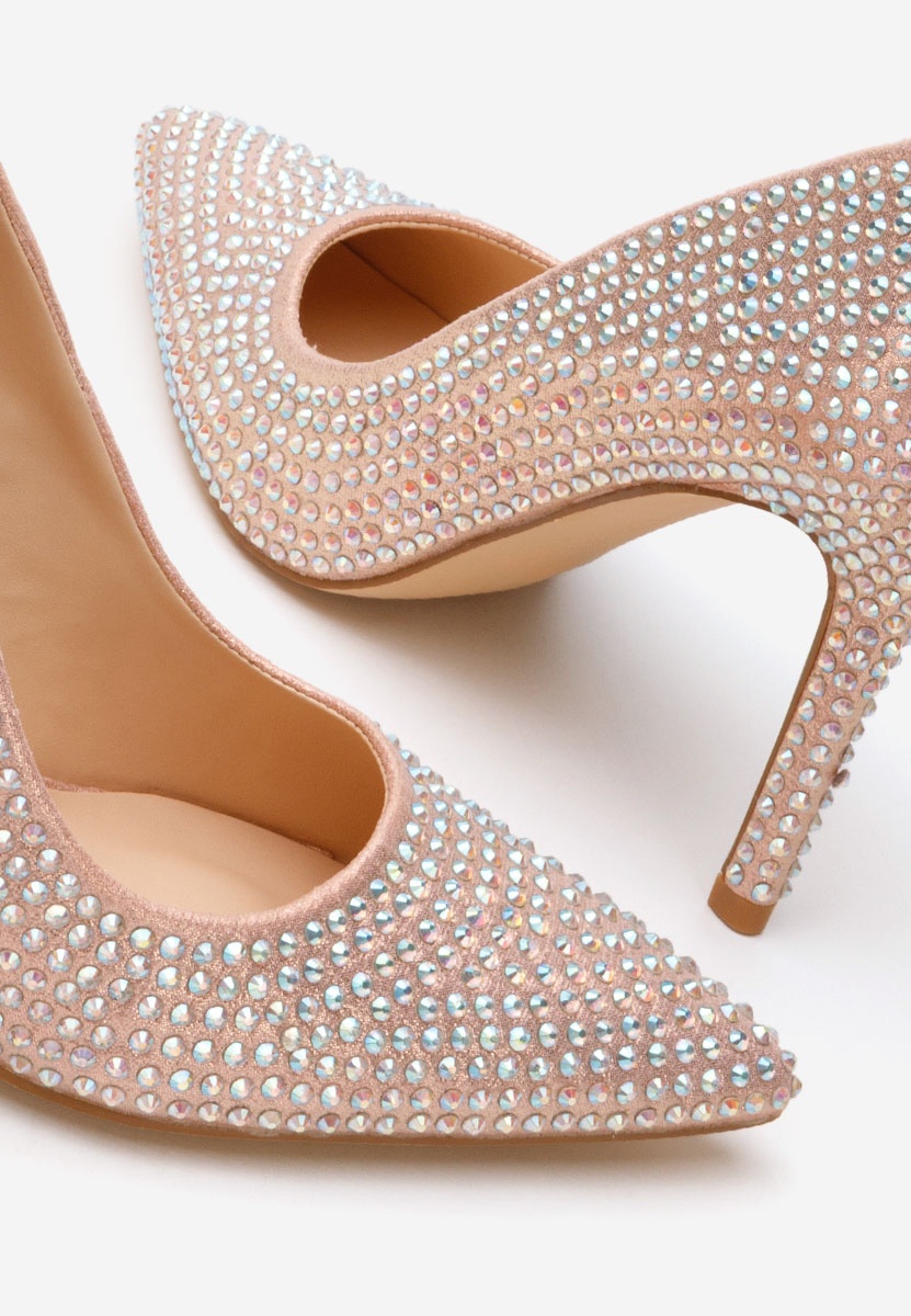 Dalora bézs tűsarkú cipő 