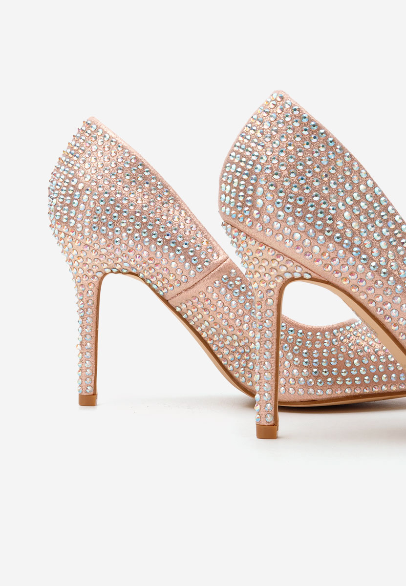 Dalora bézs tűsarkú cipő 