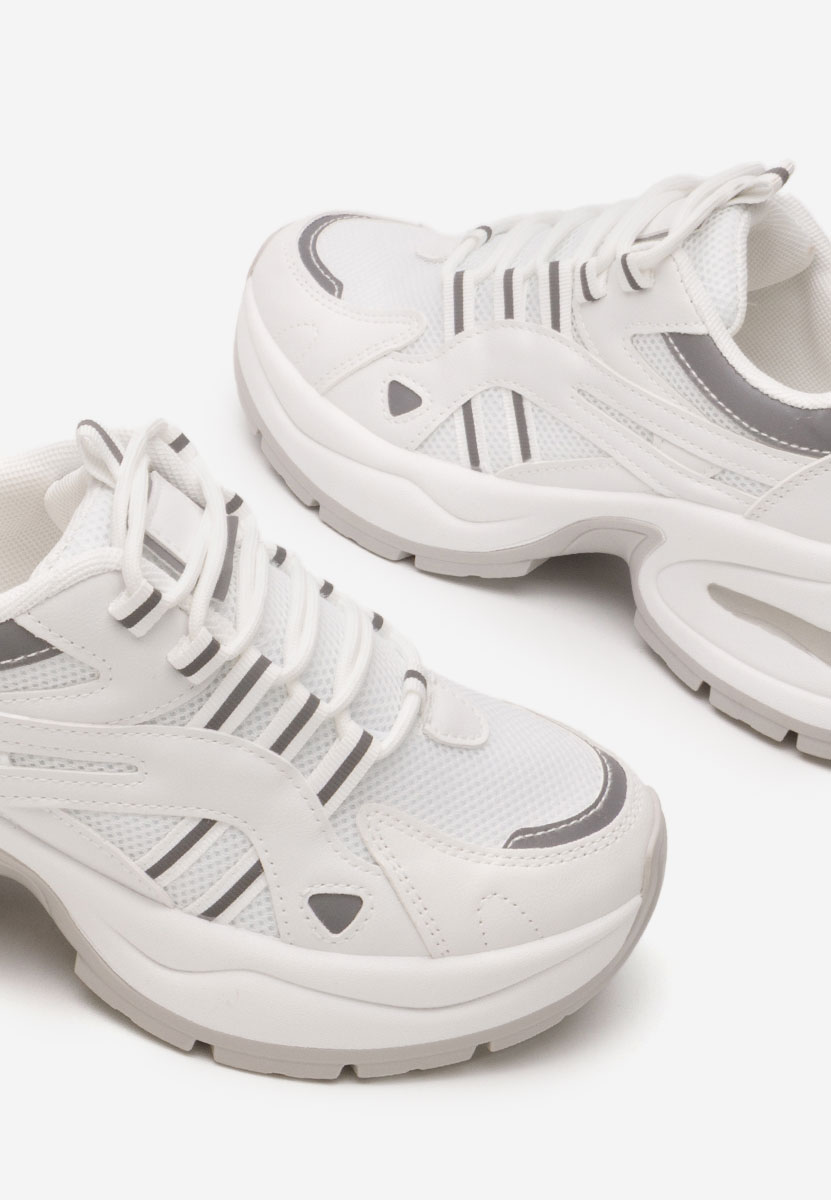 Jenniffer fehér platform sneaker cipő 