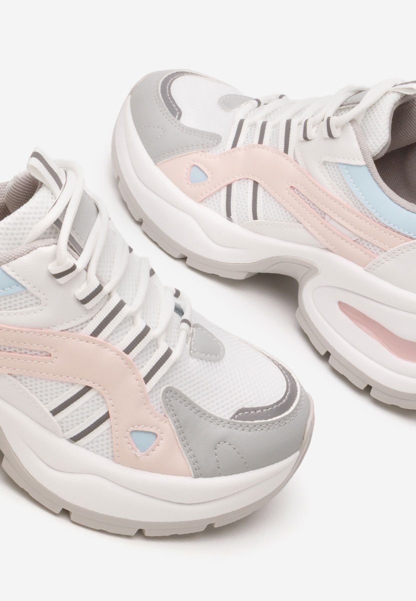 Jenniffer v2 fehér platform sneaker cipő 