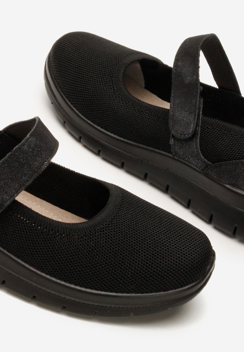 Maila fekete balerina cipő