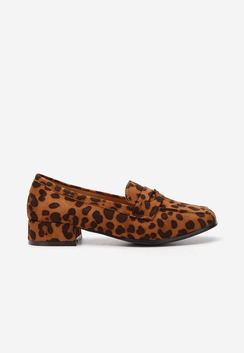 Kirada leopárdmintás női loafer cipő