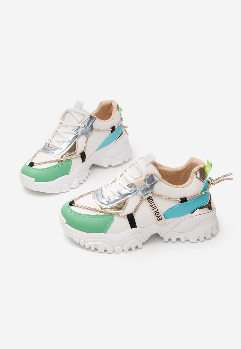 Kristenysa fehér telitalpú platform sneaker