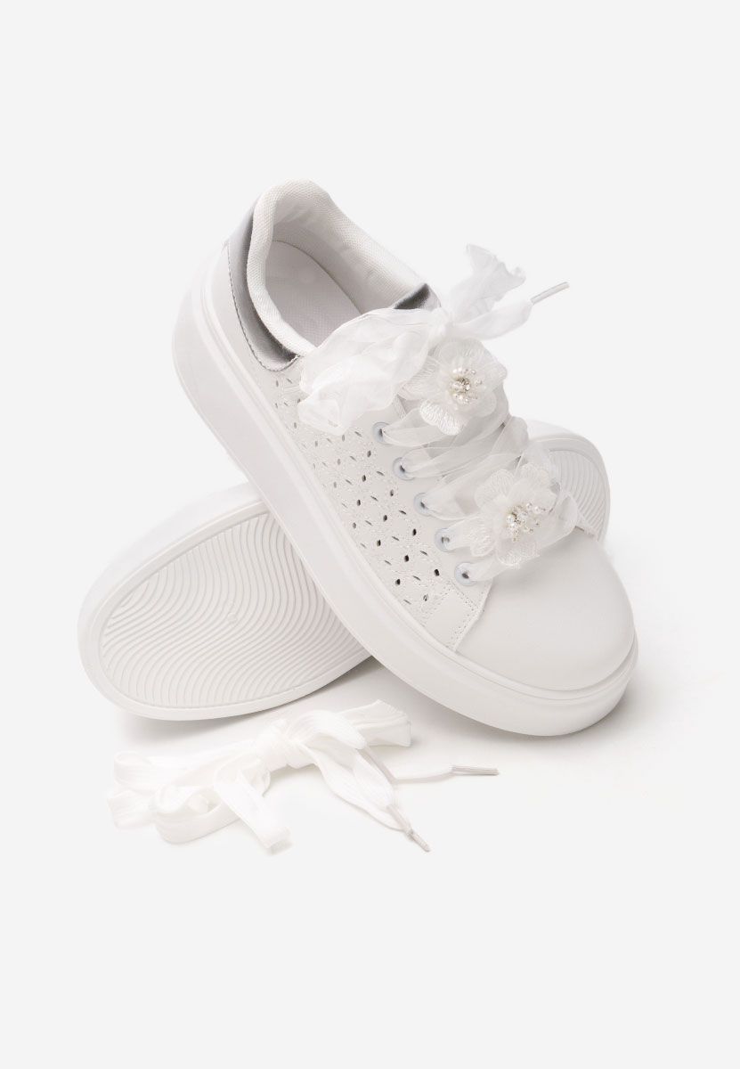 Lera v2 fehér telitalpú platform sneaker