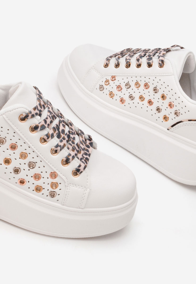 Charolette leopárdmintás telitalpú platform sneaker