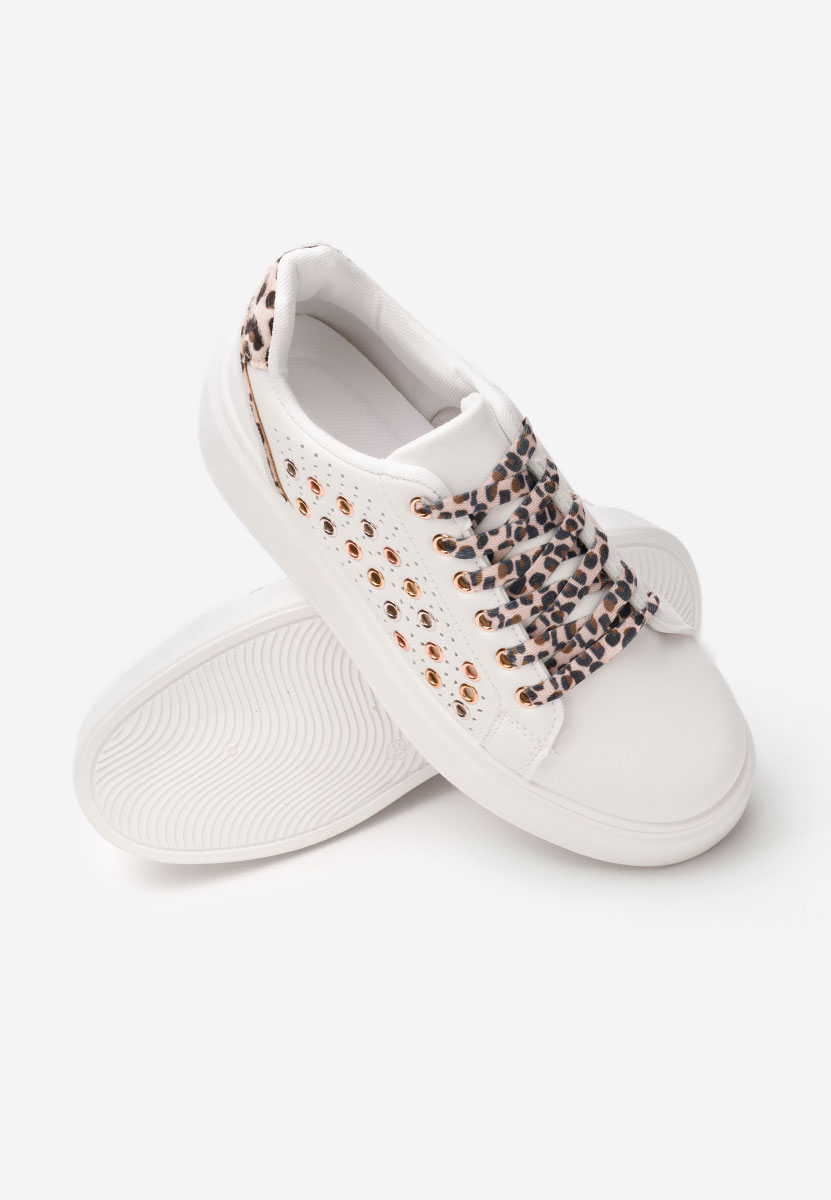 Charolette leopárdmintás telitalpú platform sneaker